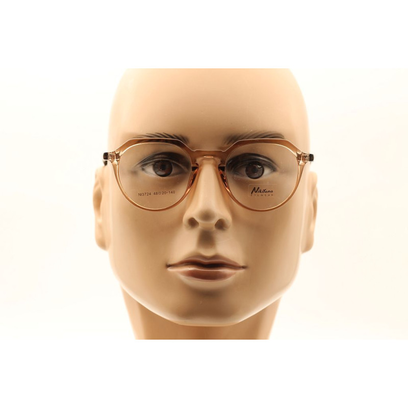 Стильная легкая прозрачная оправа панто unisex NIKITANA 3724