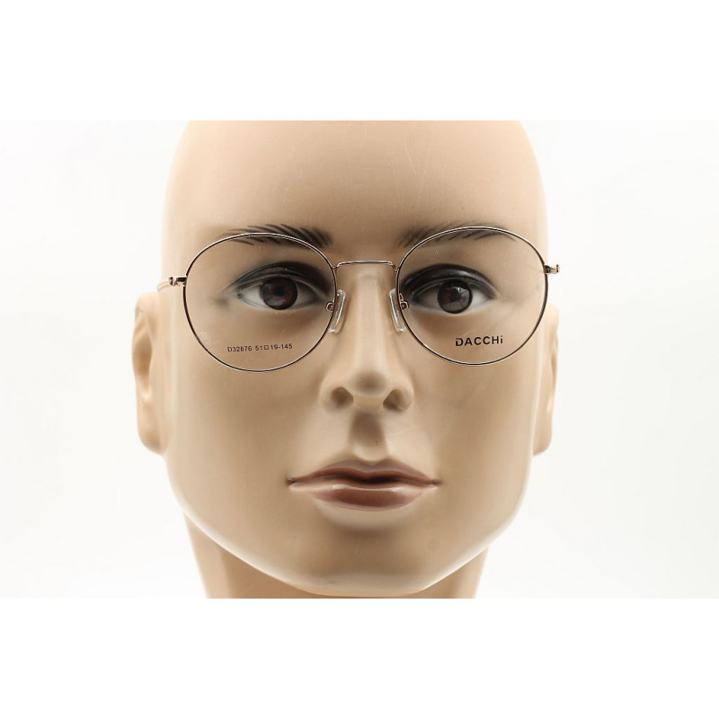 Круглая стильная оправа панто unisex DACCHI 32876