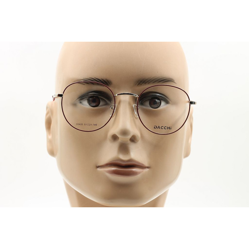 Круглая молодежная оправа для очков unisex DACCHI 33405